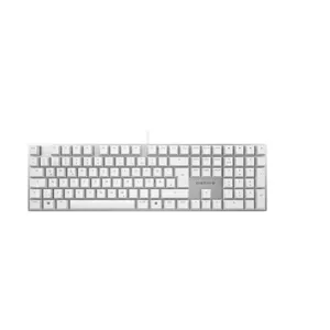 Клавиатура CHERRY KC 200 MX Universal USB QWERTZ German Silver White Механическая 109 клавиш