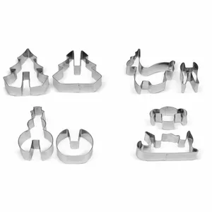 3D gingerbread mould set Guardini 1415802 — silicone tray, box 21 x 12.5 x 2 cm