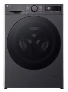 Washing machine LG F2WR508S2M — front load, 8 kg, 1200 RPM, A efficiency, 60×48 cm, LED, middle black
