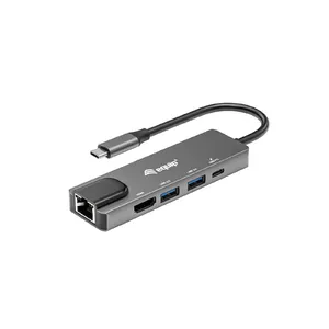 Equip 133489 dokstacija Vadu USB 3.2 Gen 1 (3.1 Gen 1) Type-C Pelēks