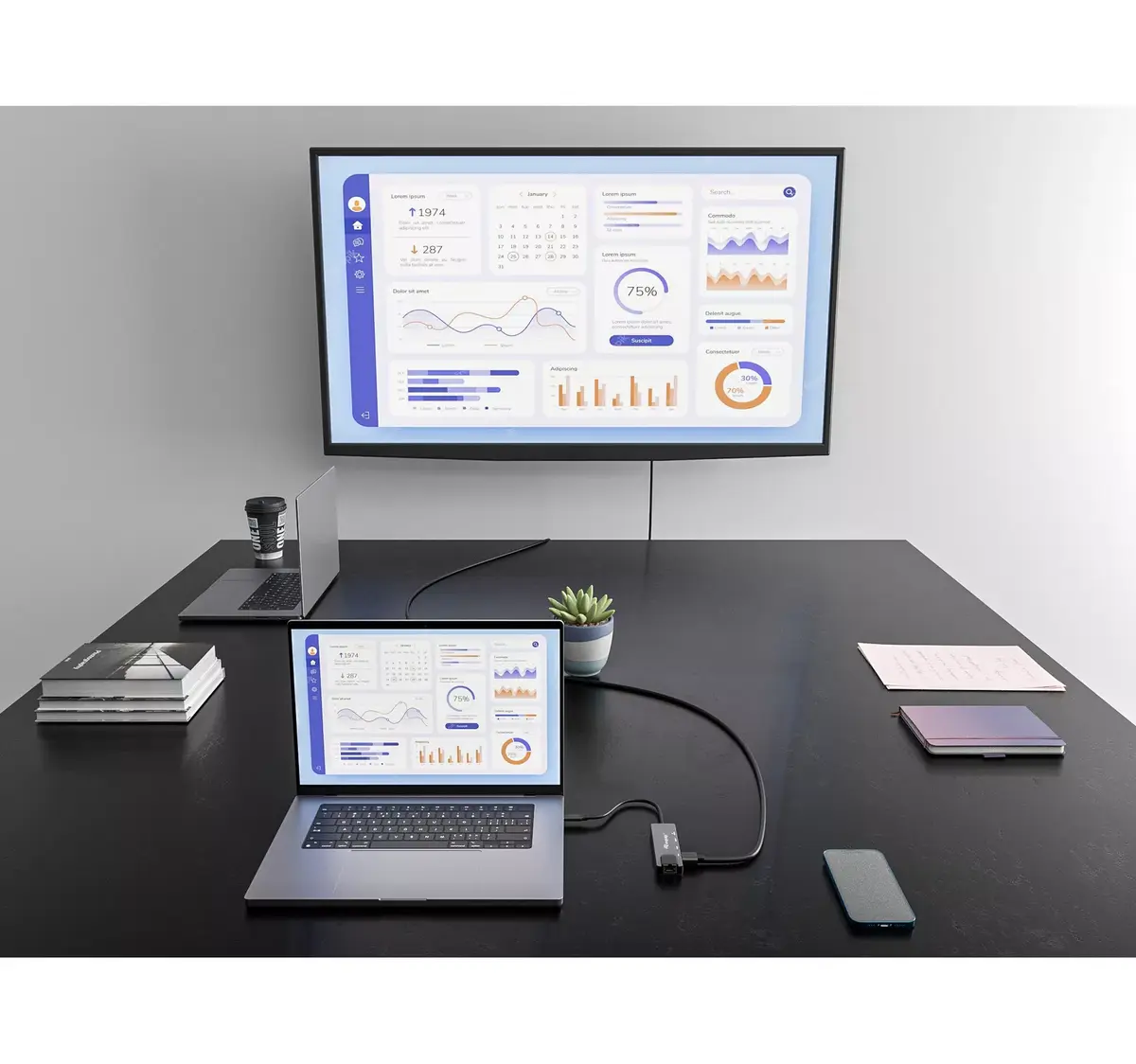 USB-C 5 in1 Multifunkcionālais adapteris Equip Photo 6