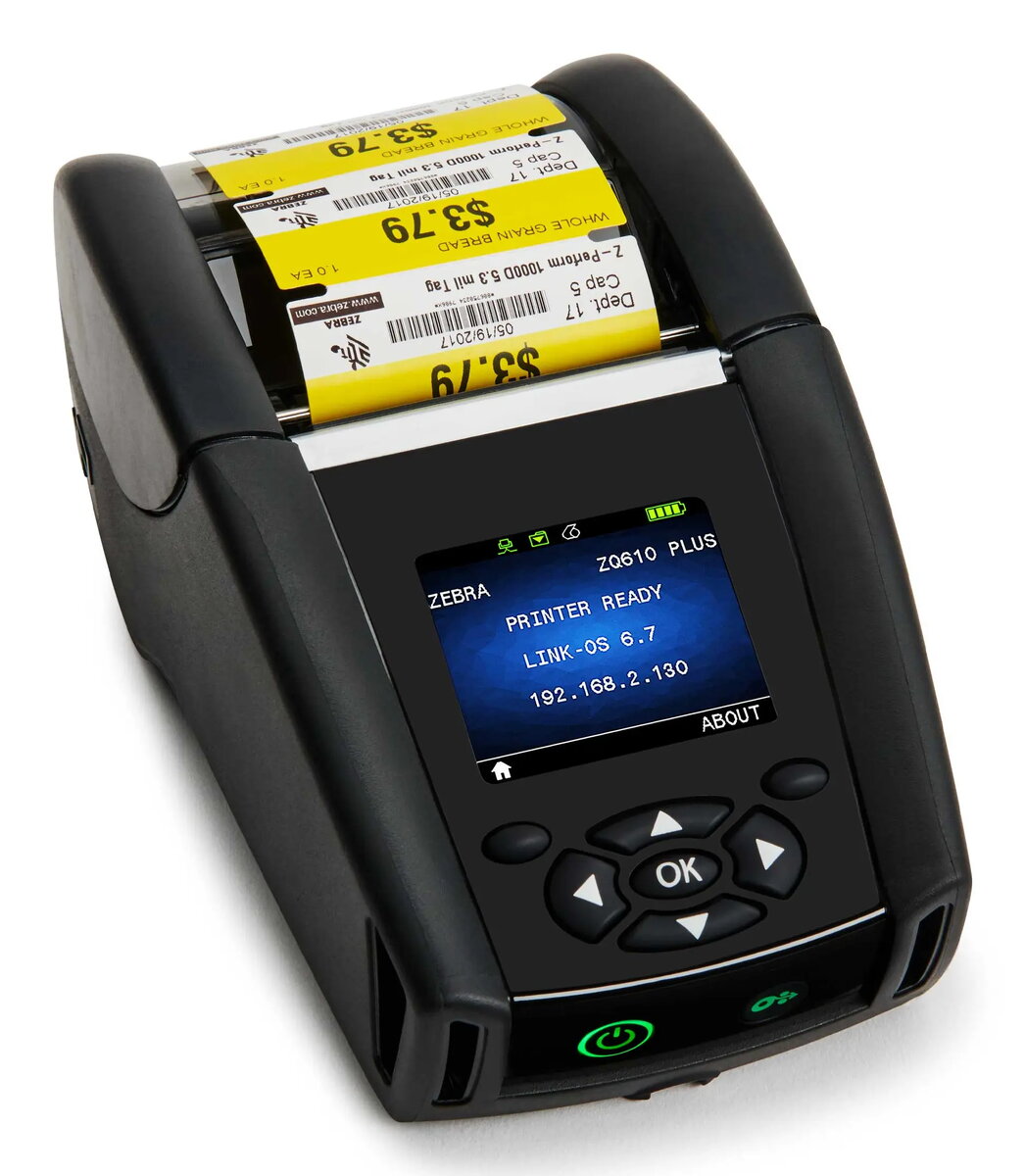 Uzlīmju printeris Zebra ZQ610 Plus tiešā