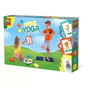 Card Game SES Animal yoga – children’s chance game, recommended age 3+
