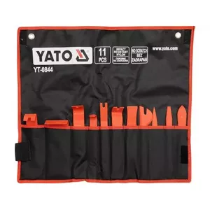 Upholstery remover tool Yato YT-0844 Black Orange 11 pcs