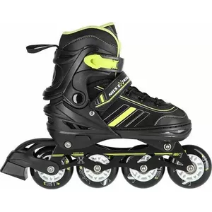 Inline Skates Nils Extreme NH18191 Black/Lime Size L 39-43 Interchangeable Hockey Skates