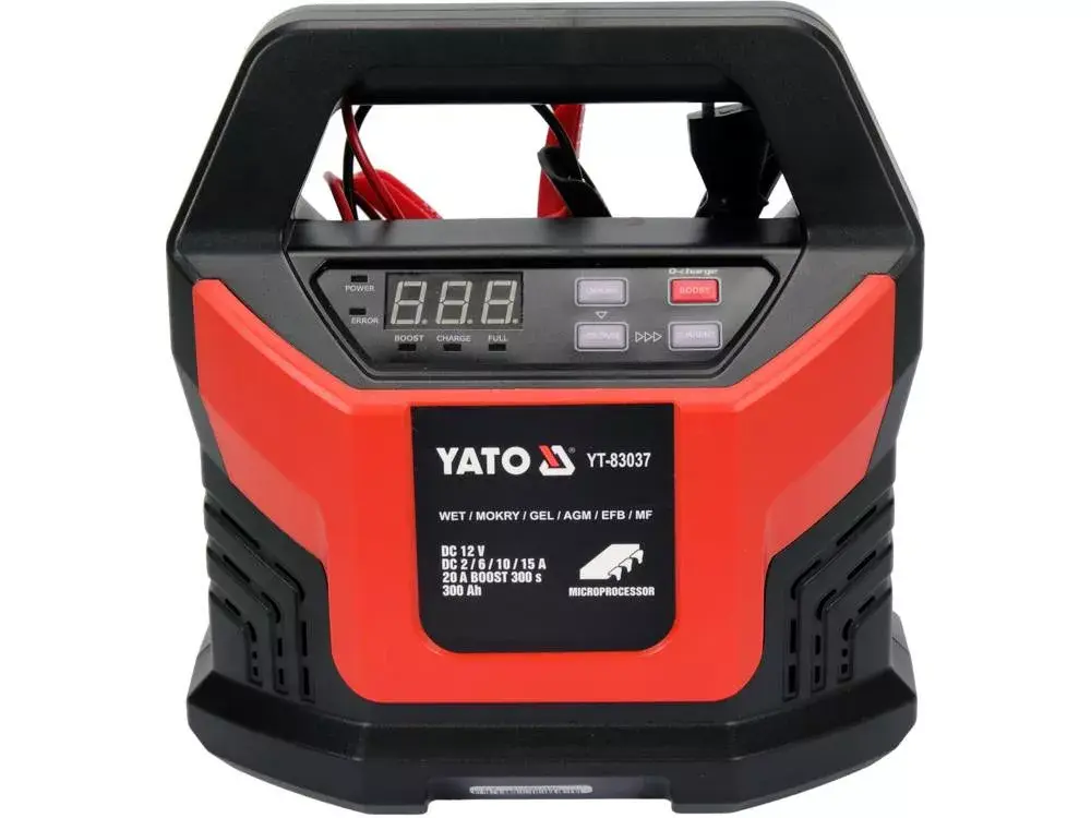 Vehicle battery charger YATO YT-83037 12 V Photo 2