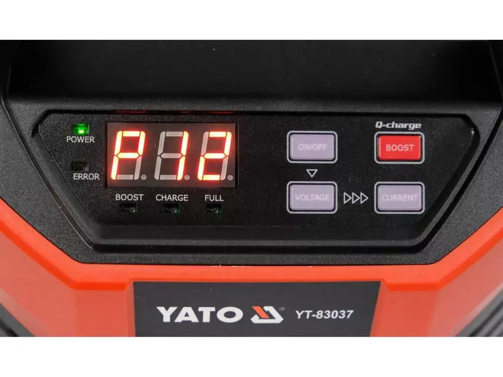 Vehicle battery charger YATO YT-83037 12 V Photo 3