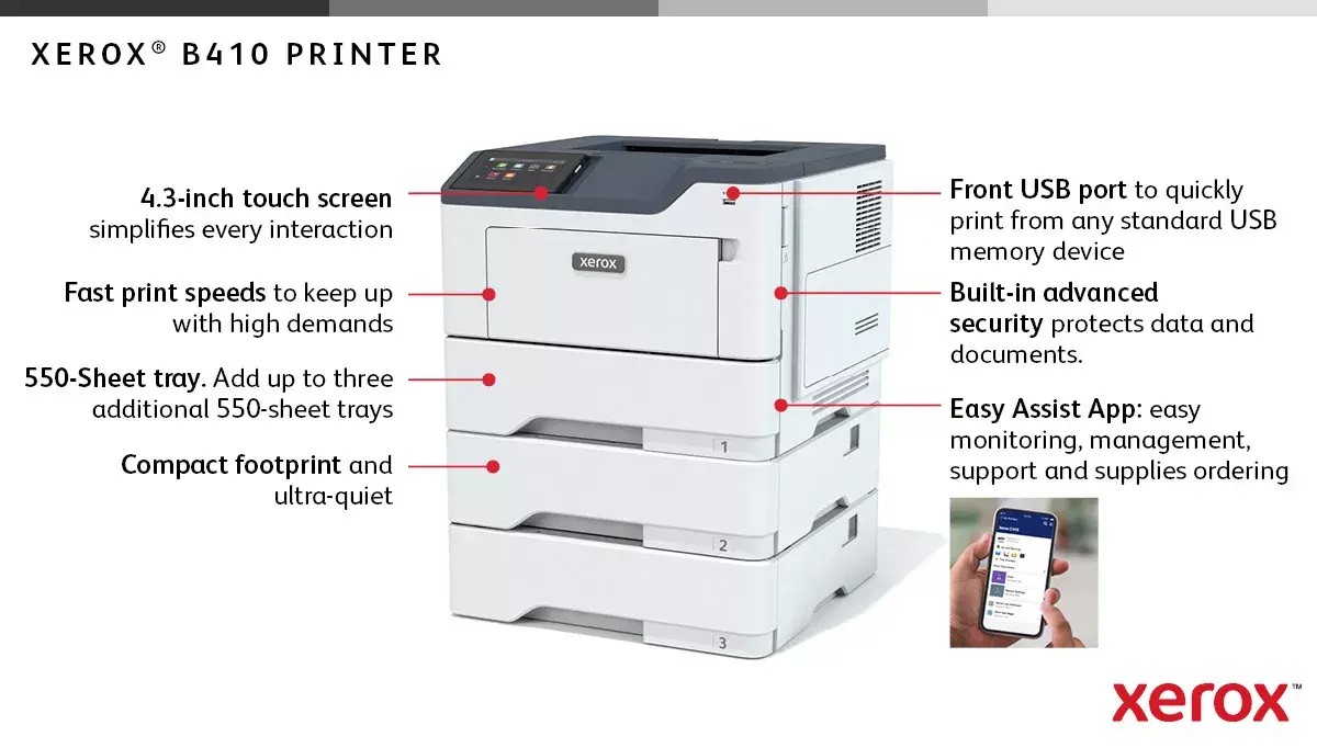 Принтер Xerox B410V_DN Photo 8