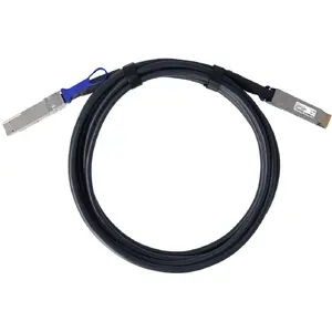 BlueOptics QDD-400-CU2M-BL InfiniBand оптоволоконный кабель 2 м QSFP-DD черный