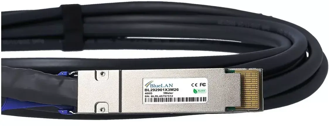 InfiniBand кабель BlueOptics QDD-400-CU2M-BL Photo 2