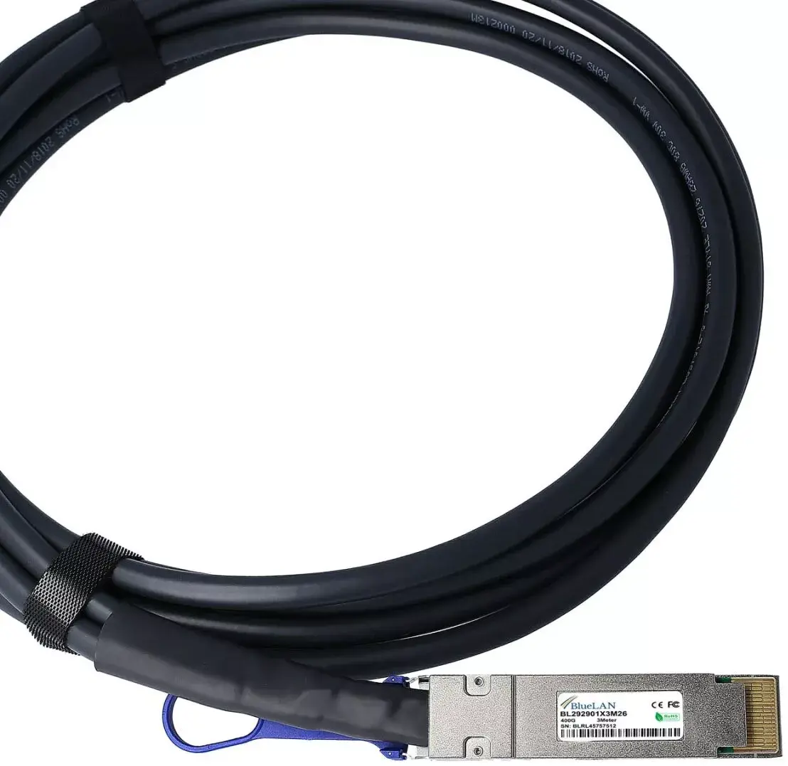 InfiniBand кабель BlueOptics QDD-400-CU2M-BL Photo 4