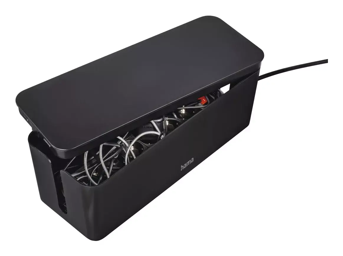 Kabeļu kaste Hama Maxi Floor Melna Photo 6