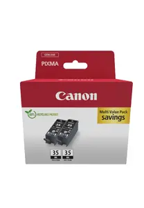 Canon 1509B029 Original Black Ink Cartridge Twin Pack, 382 Pages Yield, compatible with PIXMA iP100, iP110 and TR150 printers