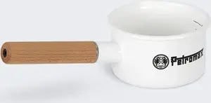 Enamel Pot Petromax 500 ml white – compact cookware, enamel-coated steel