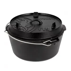Dutch Oven Petromax FT9-T 7.5L Black Cast Iron