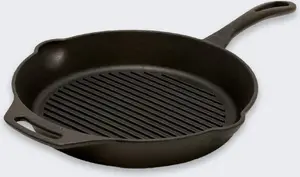 Cast Iron Wok Pan Petromax gp30-t 30/35 cm, heavy-duty cast-iron cooking pan