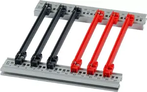 SCHROFF vadotnes piederumu komplekts 160T, 2 mm, sarkans (10 gab.)