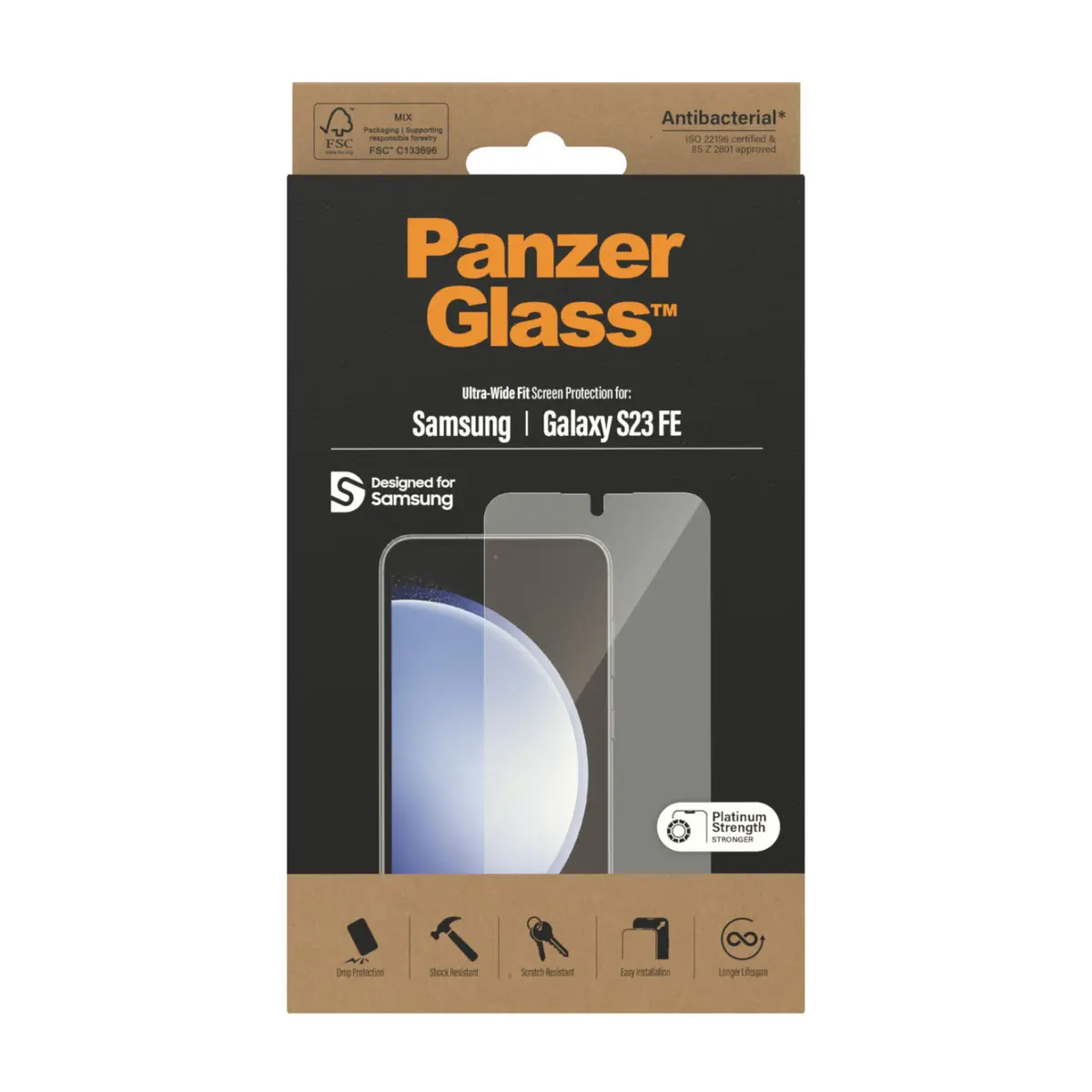 PanzerGlass Ultra-Wide Fit priekš Samsung Galaxy S23 FE Photo 3