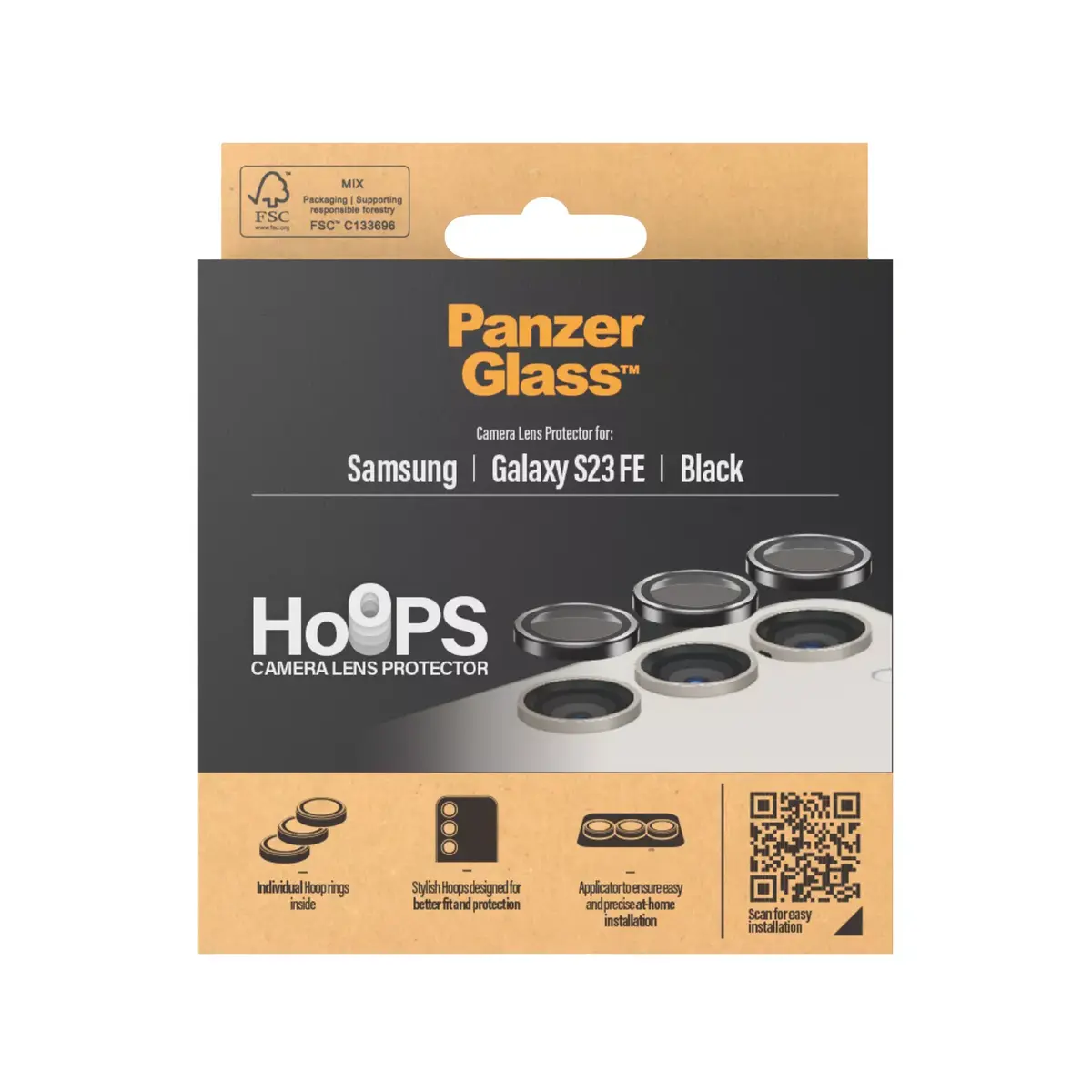 Защитное стекло для камеры PanzerGlass Samsung Galaxy S23 FE Photo 3