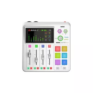 Podcast production studio RØDE RCDUOW white compact design