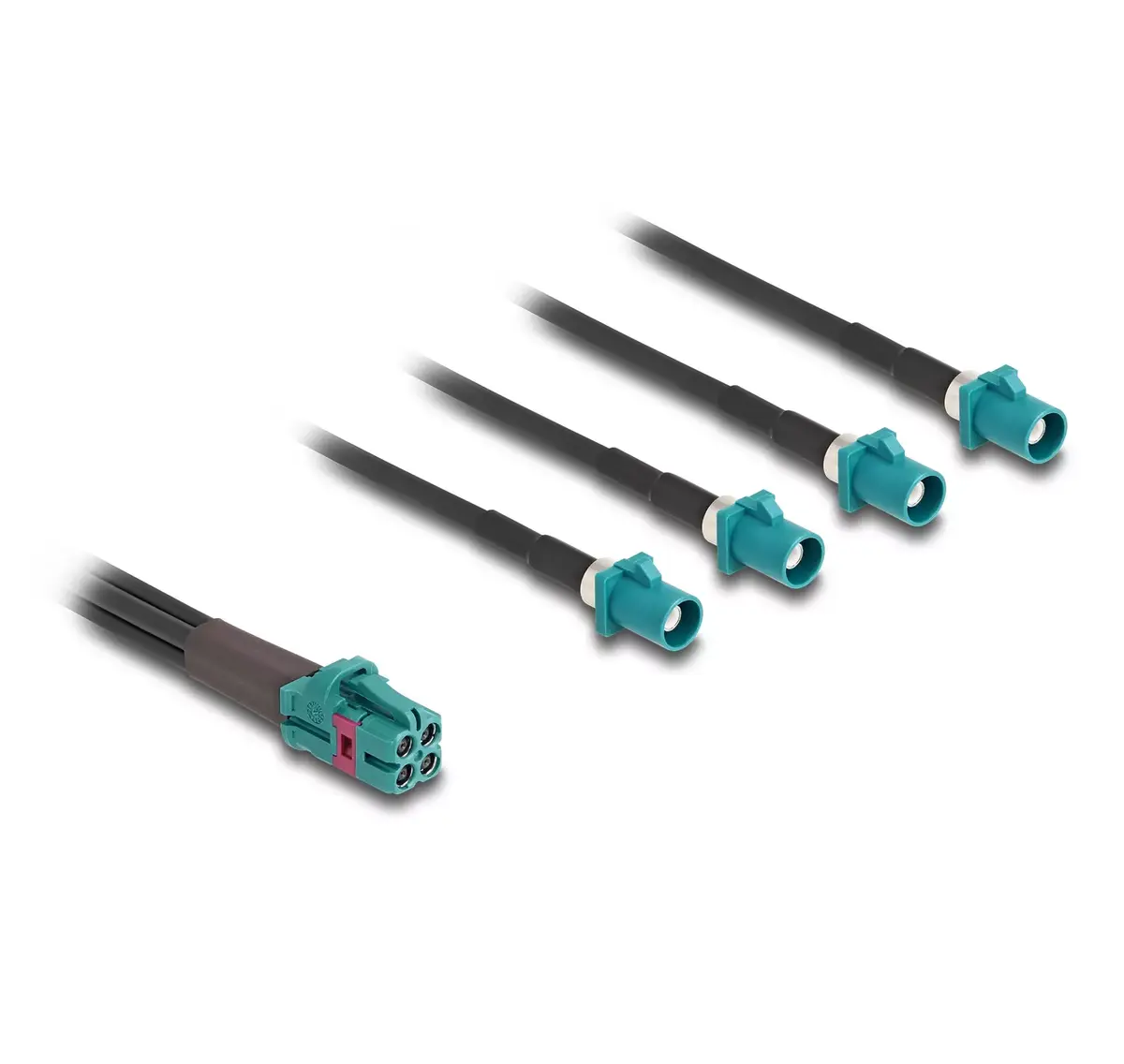 DeLOCK Mini FAKRA Z jack quad uz 4 x FAKRA Z plug B-Tipa kabelis Photo 2