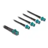 DeLOCK Mini FAKRA Z jack quad uz 4 x FAKRA Z plug B-Tipa kabelis Photo 2