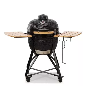 Kamado grils Kamado Bono Media 20" ogļu melns ratiņos