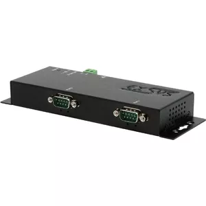 Сервер последовательных портов Exsys EX-6122-2 — Ethernet на 2× RS-232/422/485, питание 12V/3A