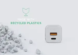 Videi draudzīgs korpuss no 97% pārstrādāta GRS plastmasas