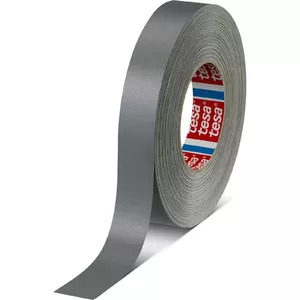 Лента тканевая Tesa 04651 25 м x 50 мм, серая, клеевая