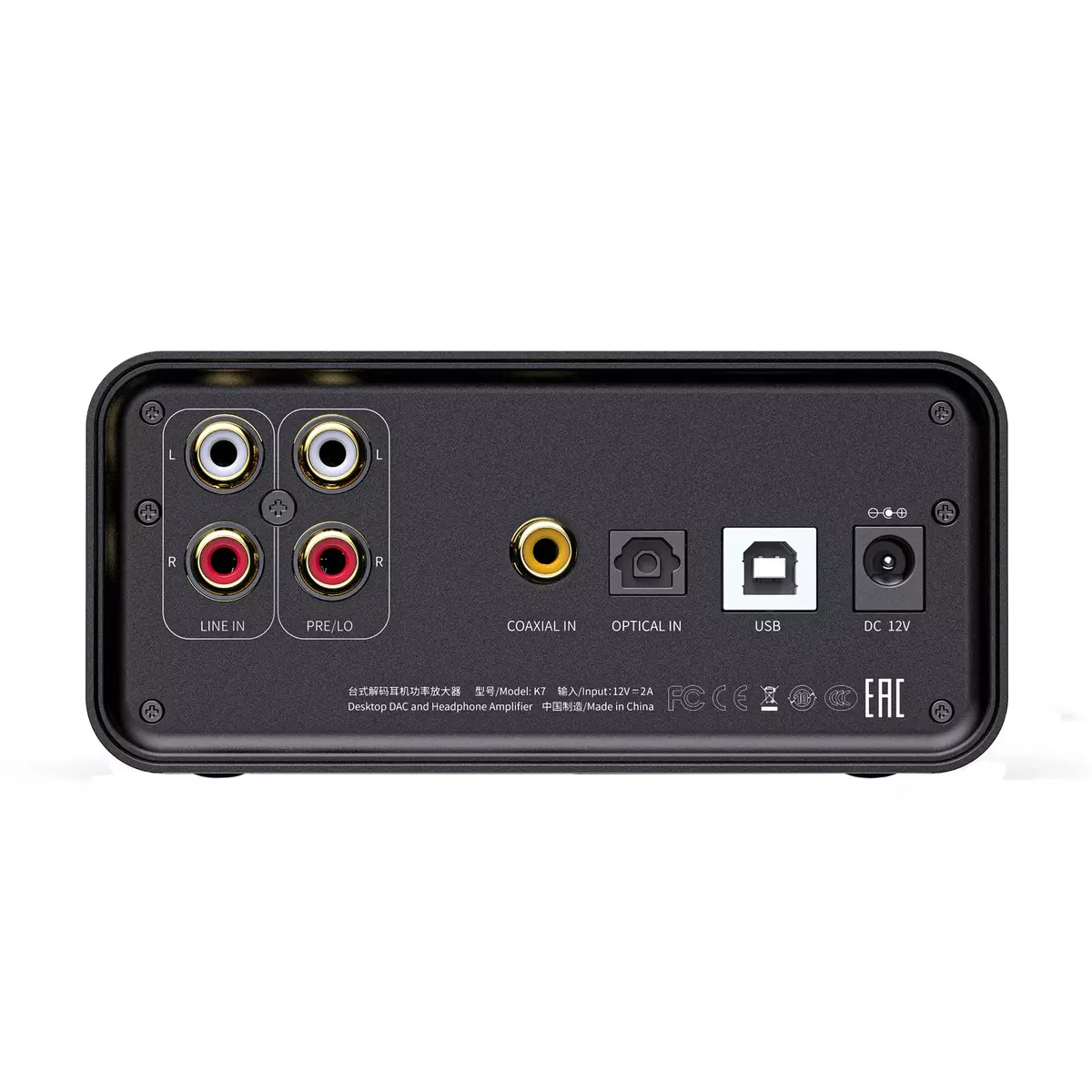 FiiO K7 аудиоусилитель (настольный ЦАП/усилитель) Photo 2