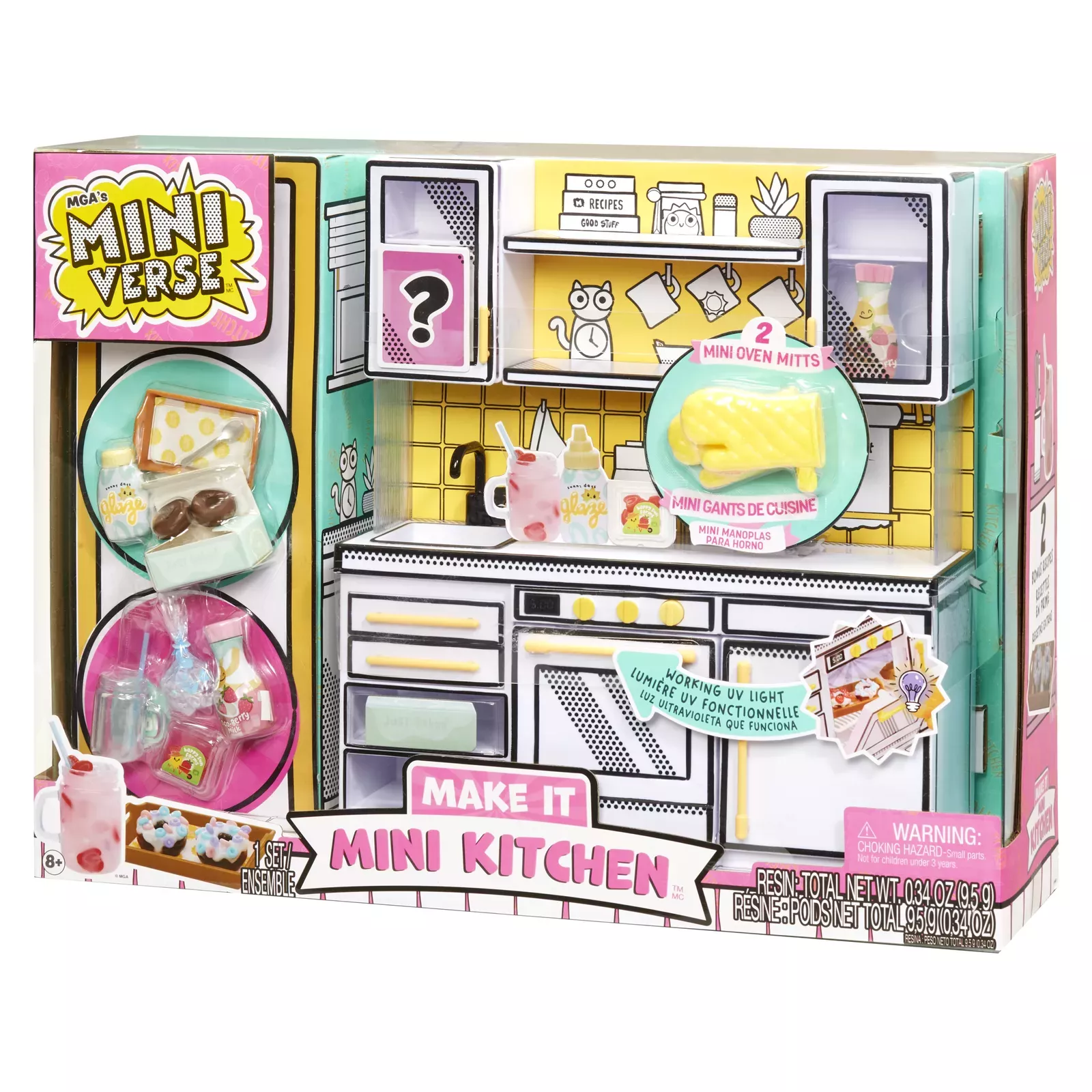 Make It Mini Kitchen MGA's Miniverse, Kitchen Playset, w/ UV Light