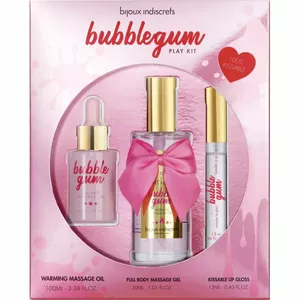 Massage oil and lip gloss set BIJOUX Play Kit Bijoux D-236777 with oil gel and lip gloss