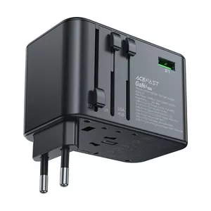 Portable Charger Acefast Z1 75W PD, 3× USB-C, 2× USB-A, black