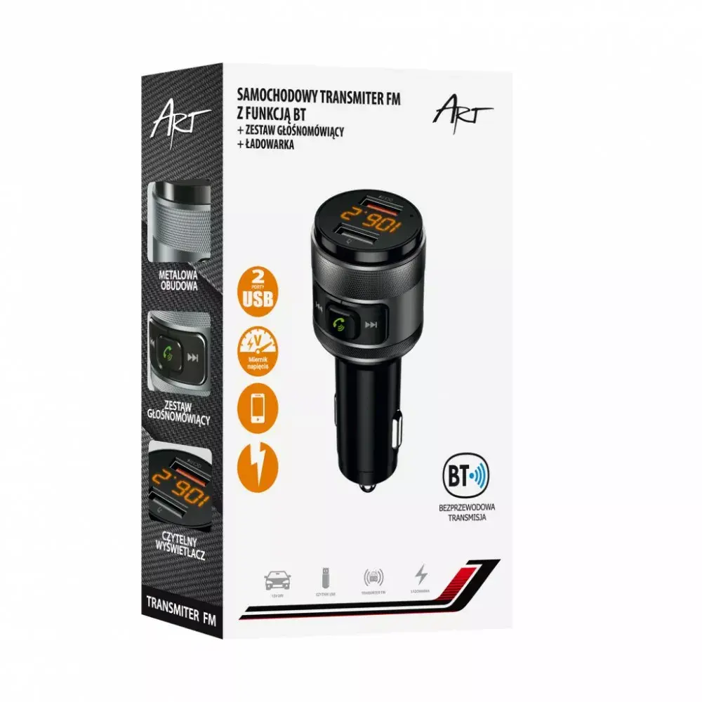 FM-передатчик ART FM-57 Bluetooth USB Photo 3