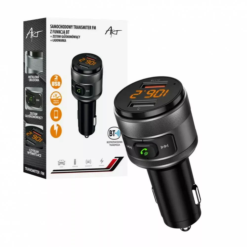 FM-передатчик ART FM-57 Bluetooth USB Photo 4