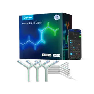 Govee Glide RGBIC Y Lights Smart Wall Light Wi-Fi and Bluetooth White 72W