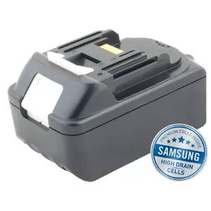 Rechargeable Li‑Ion battery AVACOM for MAKITA BL1830 18V 5000mAh Samsung cells