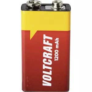 Uzlādējama litija baterija 9V Voltcraft VC-9V-Li 1200 mAh