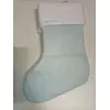 Christmas stocking Ecost Heart's Sign Baby's First Christmas Blue Photo 4