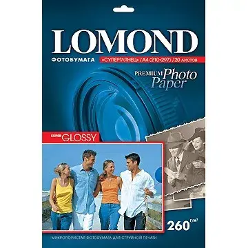 Foto papīrs Lomond Premium 260 g/m² A4 Super Glossy Photo 2