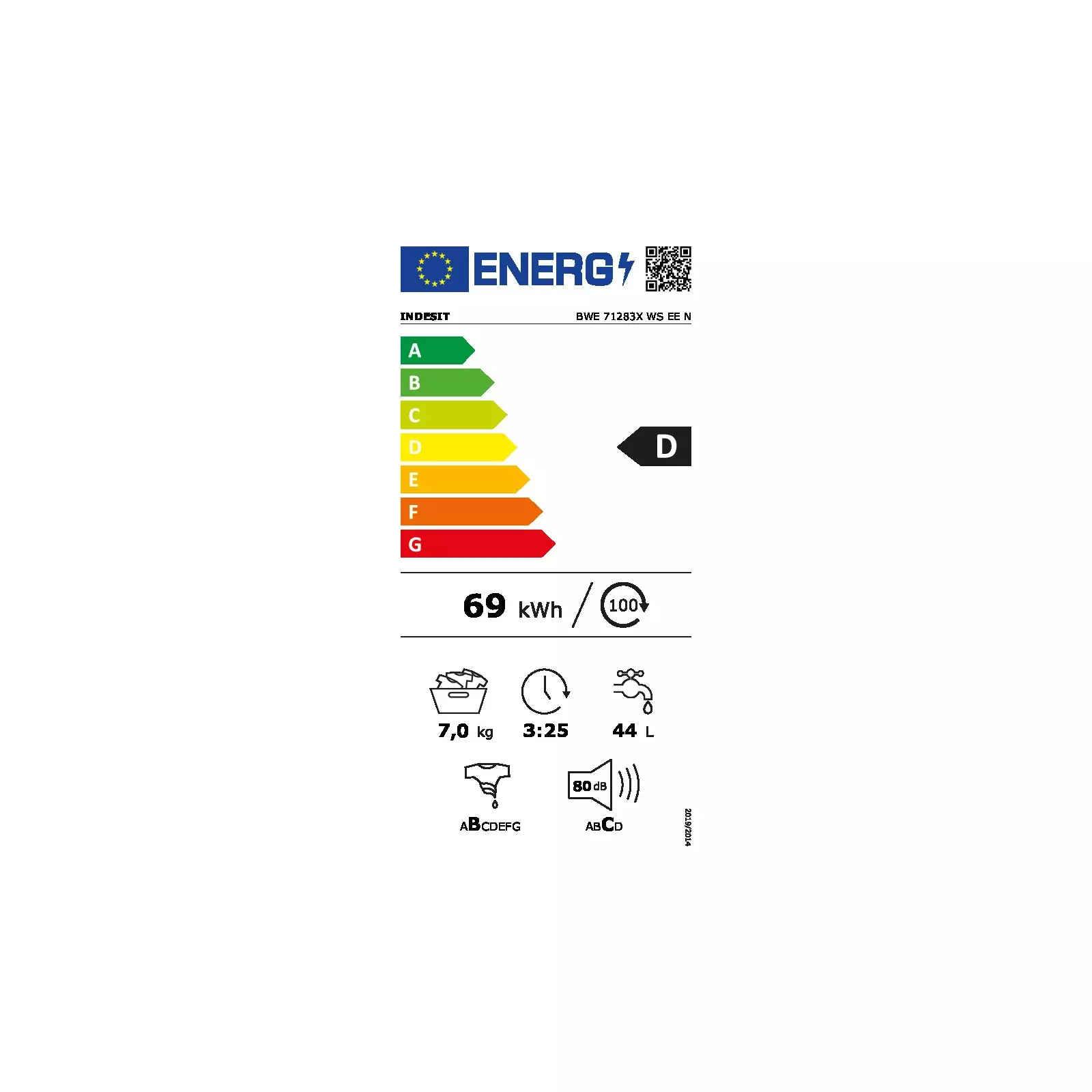 INDESIT BWE71283XWSEEN Photo 5