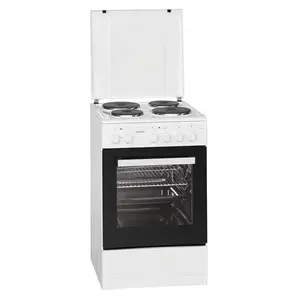 Freestanding cooker BOMANN EH 561 — electric sealed-plate hob 4 zones, oven 48 L, white, width 500 mm
