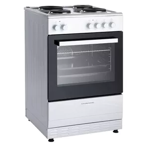 ScanDomestic SK 403-1 Отдельностоящая плита для готовки Электричество Керамический Белый A