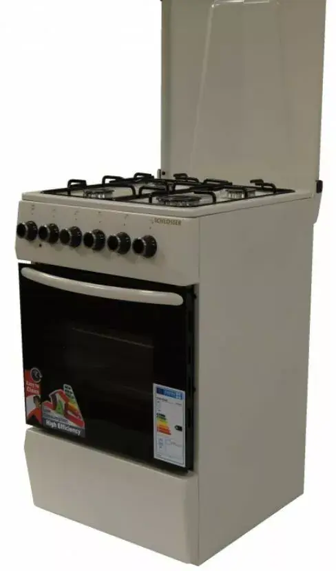 SCHLOSSER FS5406MAZC газовая плита — 4 конфорки, нержавейка Photo 3