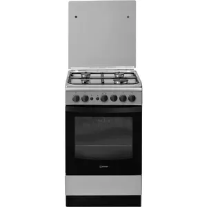 Indesit IS5G1PMX/E stove Freestanding Natural gas Stainless steel