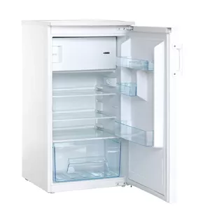 Combi-fridge Scandomestic SKB 182 W 155 L — freestanding refrigerator 155 L, fridge 133 L, freezer 17 L, white