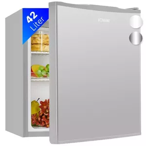 Mini fridge Bomann KB 7346 — 42 L, stainless steel, 220–240 V, 60 W, 39 dB