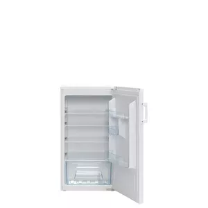 Freestanding fridge Scandomestic SKS 192 W — 168 L, white, reversible door, 4 safety glass shelves