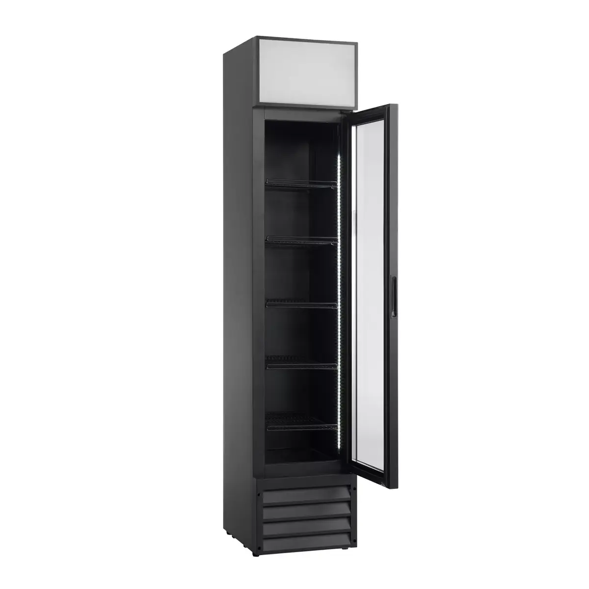 Merchandiser refrigerator Scandomestic SD 217 BE Photo 2